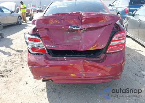 2018 Chevrolet Sonic Lt Auto из США, поврежденный, VIN 1G1JD5SH9J4108791